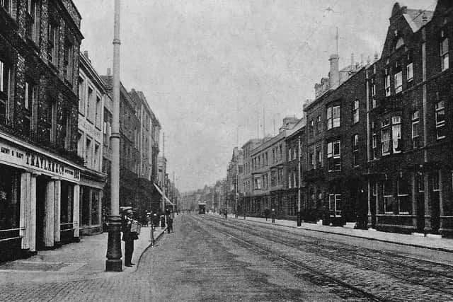 High Street, Old Portsmouth, before the Second World War. It is not often we see a photograph showing the north side of the street.