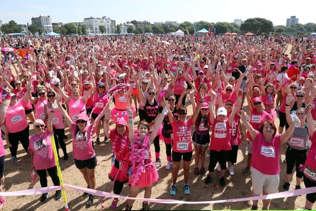 The Race for Life warm-up on Southsea Common last year Picture: Chris Moorhouse