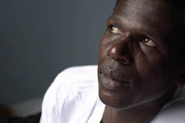 John Bosco Nyombi from Uganda in 2003. Picture: Ian Hargreaves