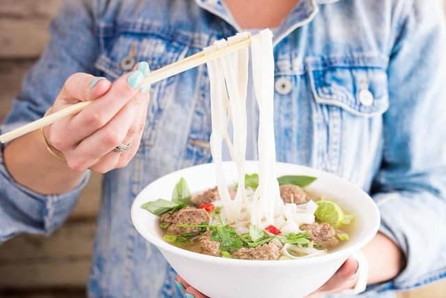 Gunwharf's new Vietnamese restaurant Pho's speciality dish ph, which they will be giving away free to all customers on their opening day.