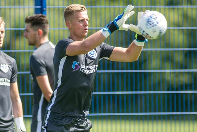 Alex Bass during pre-season training.  Picture: Habibur Rahman