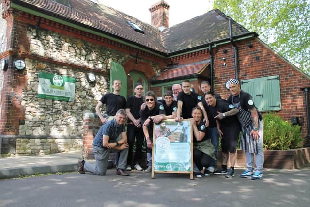 Staff from Cafe in the Park, Victoria Park, Portsmouth