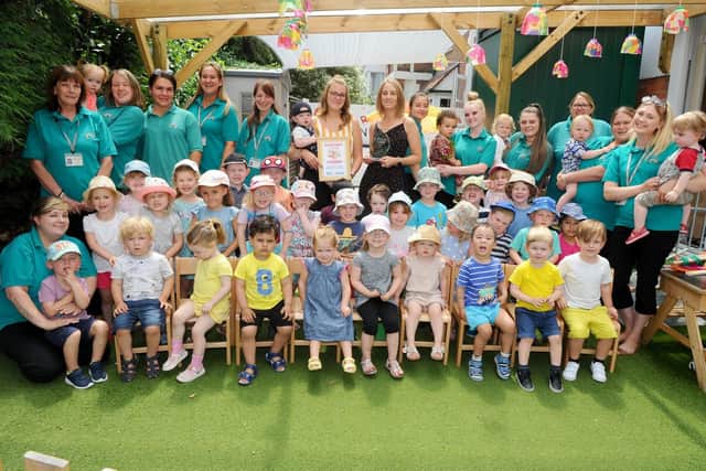 Rainbow Corner Nursery Day Nursery in Victoria Road North, Southsea, has won The News Nursery of the Year award for the second year running.
Picture: Sarah Standing (050719-2769)