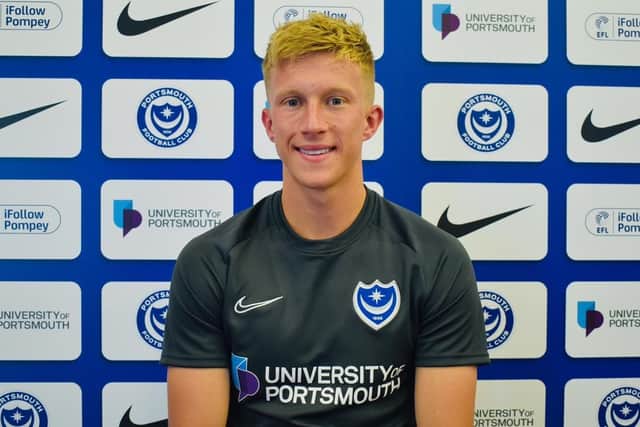 Pompey new-boy Ross McCrorie  Picture: Portsmouth FC