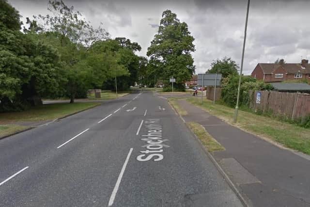 The five-year-old had been in Stockheath Road, Leigh Park, when he was hit by a grey Vauxhall Corsa. Photo: Google
