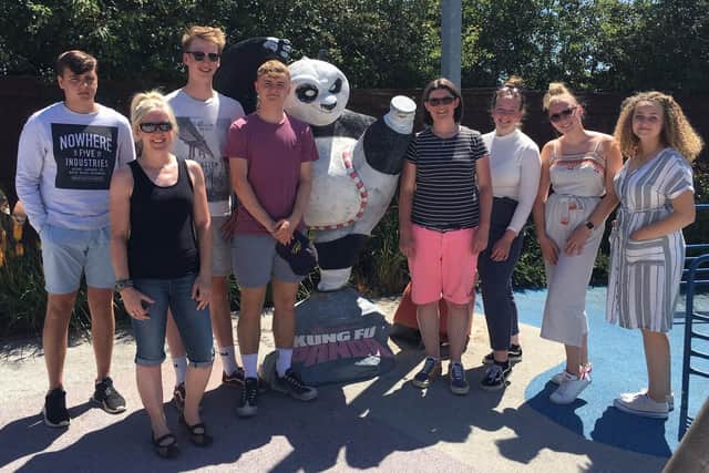 Students from Bay House Sixth form spent a day helping at the Rainbow Centre in Fareham for Donate a Day