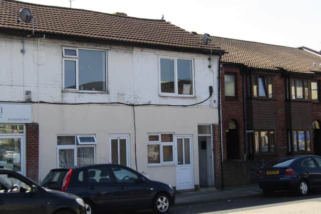 This one bedroom flat in the city centre is available for 80,000. It has a modern fitted kitchen and a bathroom with shower according to Zoopla. It is listed by Beals North End.