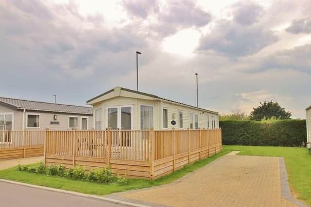 This two bedroom mobile/ park home is available for 55,000 according to Zoopla. It is listed by Lawson Rose Estate Agents.