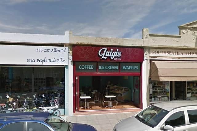 One of our readers wrote: 'Easy! Luigis Gelato, Albert Road.'
