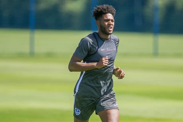 Ellis Harrison has been seeking his Country Roads to travel home along during Pompey's pre-season camp in Dublin. Picture: Habibur Rahman