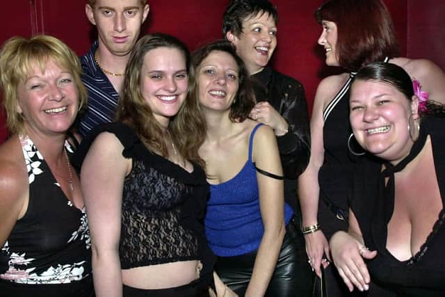 Revellers having a good time at Buddies 25+ nightclub at The Pyramids, Clarence Esplanade, Southsea - (042232-0003)