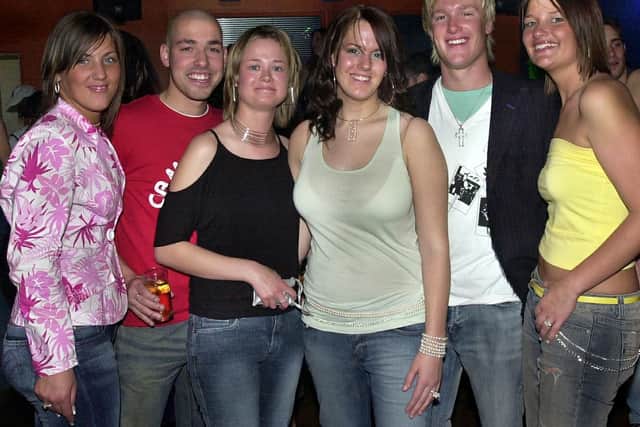 Revellers having a good time at the Bar Bluu complex, Clarendon Road, Southsea - (042347-0055)