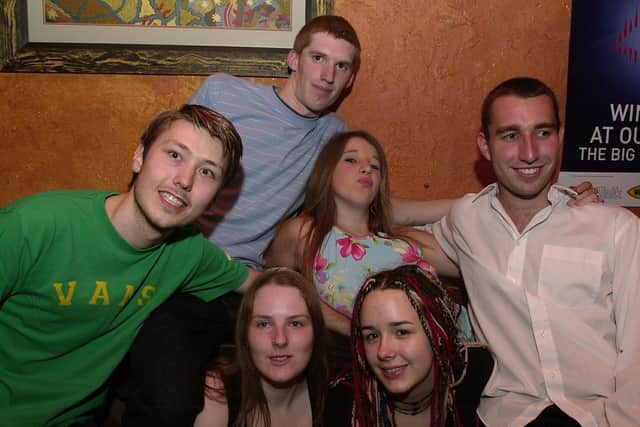Revellers enjoying a night out at 'Walkabout' Guildhall Walk in Portsmouth