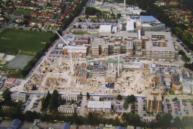 Part of Queen Alexandra Hospital under construction in 2006. Picture: Chris Brunnen