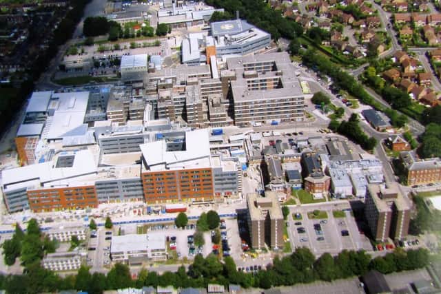 Queen Alexandra Hospital continues to evolve, with the major expansion nearing completion in 2008. Picture: Chris Brunnen