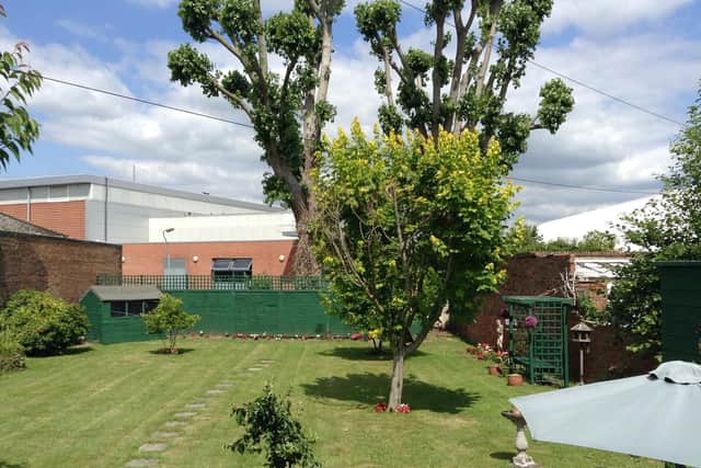 A garden at one of the Elm Trees properties