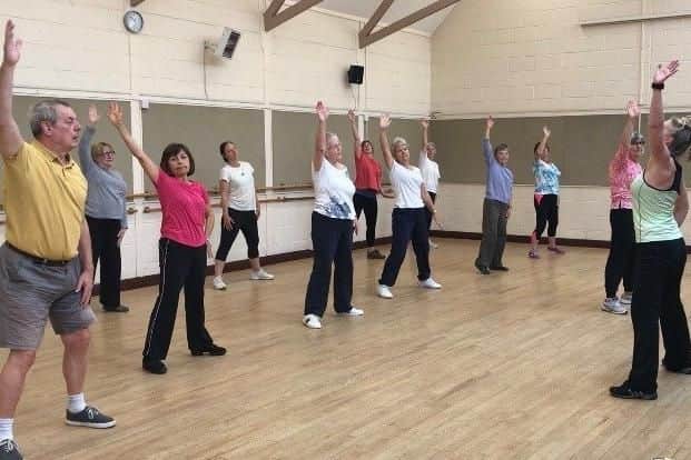 Exercise classes offered as part of Havant Borough Council's Get Up and Go! scheme for over-55s