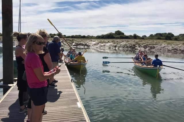 Coastal rowing open days and taster sessions as part of Havant Borough Council's Get Up and Go! scheme for over-55s