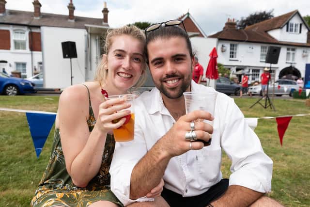 (L-R) Alice Taylor, Elliott Hanan. Picture: Duncan Shepherd
