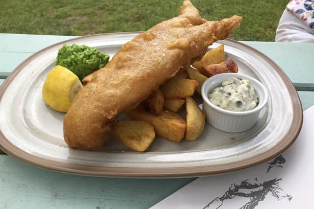 Fish and chips at The Thomas Lord