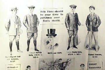 An early advert used by Knight & Lee to try and encourage shoppers to visit the store