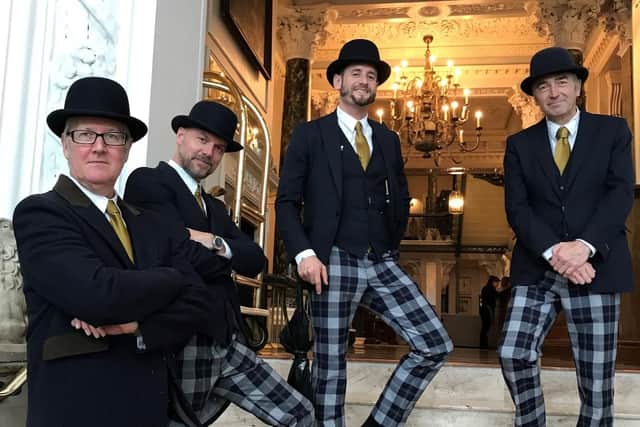 Bowler-hatted doormen at The Grand Brighton.