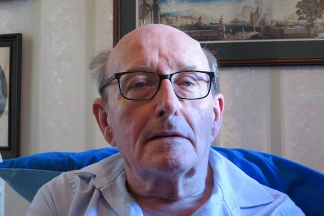 Parkinson's sufferer William Payne was 'absolutely petrified' as he couldn't leave his home as a fire ripped through a neighbouring property in Fawcett Road. Picture: Ben Fishwick