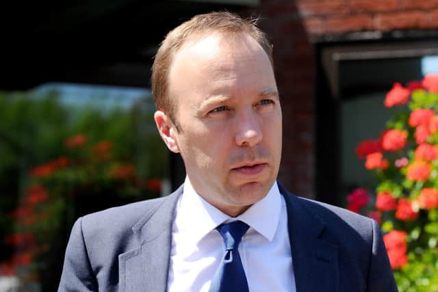 Matthew Hancock, secretary of state for Health and Social Care at Ferneham Hall in Fareham. Picture: Sarah Standing (160719-4520)