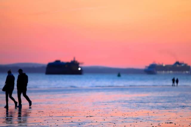 Southsea Beach Silhouette. Picture: James Clack