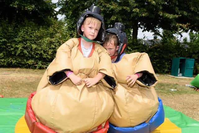 (L-R) Jack Richardson (9yrs) and Callum Farmery (9yrs). Picture: Duncan Shepherd
