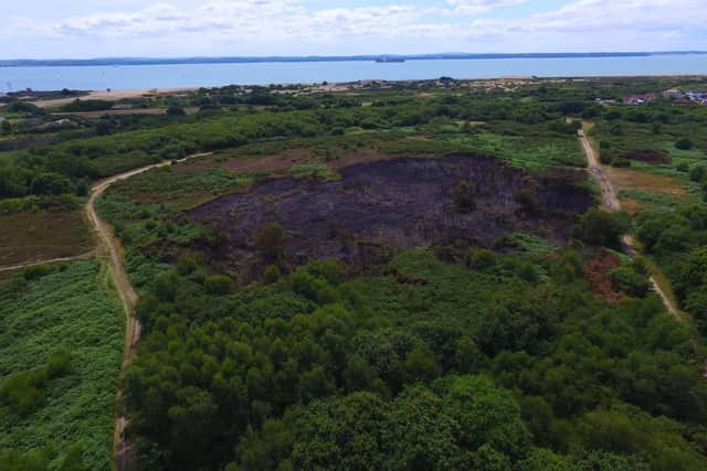 The damage after the fire. Picture: Mike Seymour