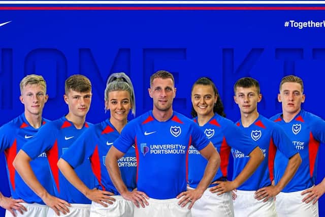Pompey's home kit for the 2019-20 season. Picture: Portsmouth FC
