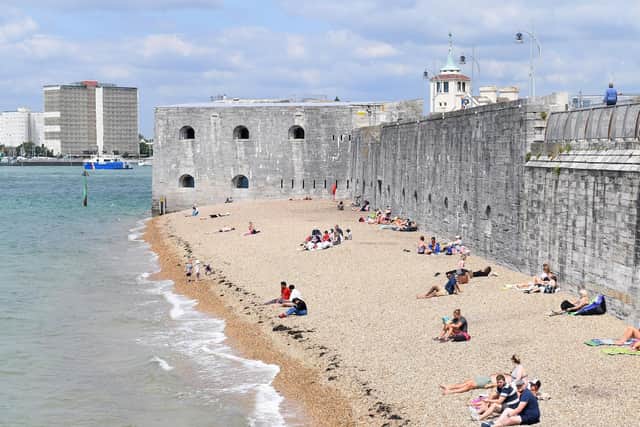 In a glowing five star review, one TripAdvisor user wrote: 'The promenade along the beach is done beautifully with gardens all along. great walk especially summer time, late afternoon towards the sunset. Loved it. next time will bring our dogs. It is dog heaven.'