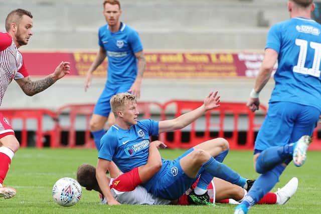 Pompey's Ross McCrorie. Picture: Joe Pepler