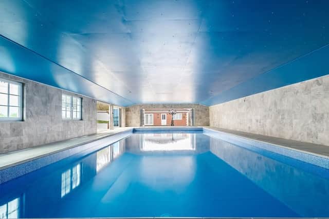It comes with Orangery, gymnasium and six bathrooms. It is listed on the market by Henry Adams - Emsworth.