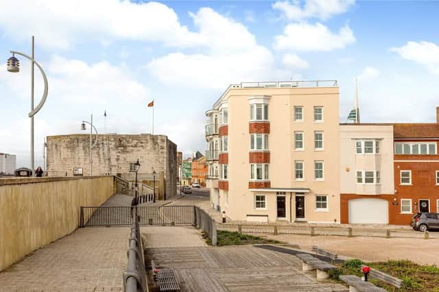 This four bed townhouse in Old Portsmouth is on the market for 1.375 million.