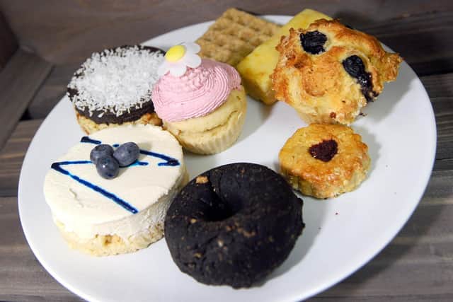 A selection of treats from the Pet Bakery at Nurture Them Naturally in Dartmouth Court, Gosport. Picture: Sarah Standing (230719-2197)
