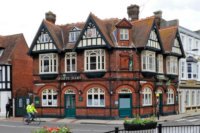 This historic former pub in East Street, Havant, is on the market for 300,000. It shut down in 2014 after serving pints for 125 years. It is listed by Holloway Iliffe and Mitchell.
