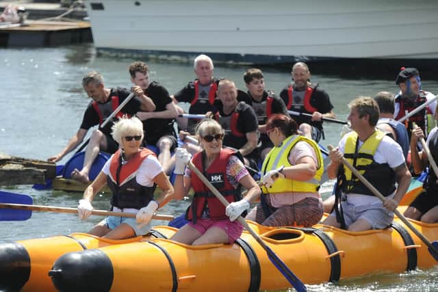The 2019 Fareham Raft Race. Picture: Ian Hargreaves  (200719-6)