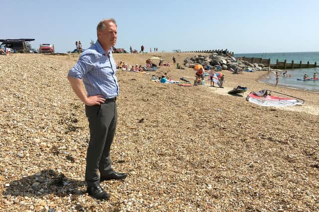 Havant Borough Council leader Michael Wilson, who has called for Southern Water to improve its infrastructure as a 'matter of urgency'