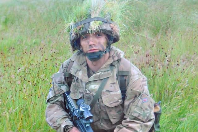 Army veteran Jozy Reed, 26 from Waterlooville, who committed suicide in March 2019