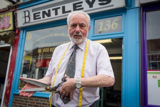 Alex Bentley inherited a very special pair of tailor's shears, from New York, but they were stolen on Wednesday July 24. Picture: Habibur Rahman.