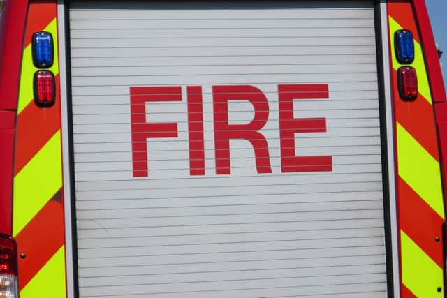 Firefighters were called to the A3(M) last night to a suspected bus blaze