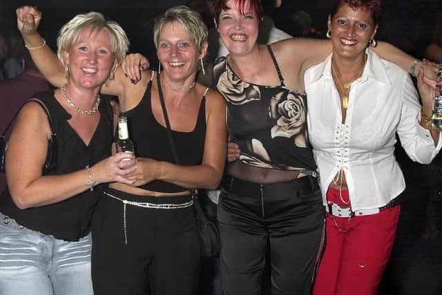 Face on the floor, revellers enjoying the Friday night scene at Buddies 25+ Nightclub in The Pyramids, Southsea. Picture: Michael Scaddan (033810-0003)