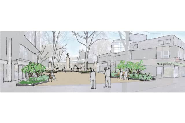 Planning permission has been granted for the Guildhall memorial space. Picture: Portsmouth City Council