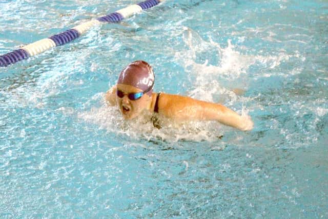 Ella Hamza swimming with Portsmouth Northsea