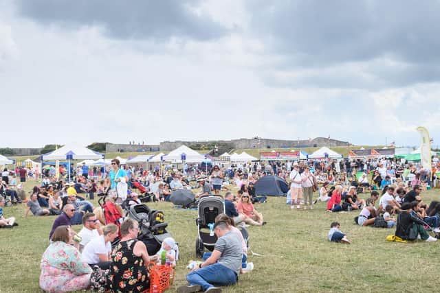 A general view of the festival. Picture: Keith Woodland (270719-91)