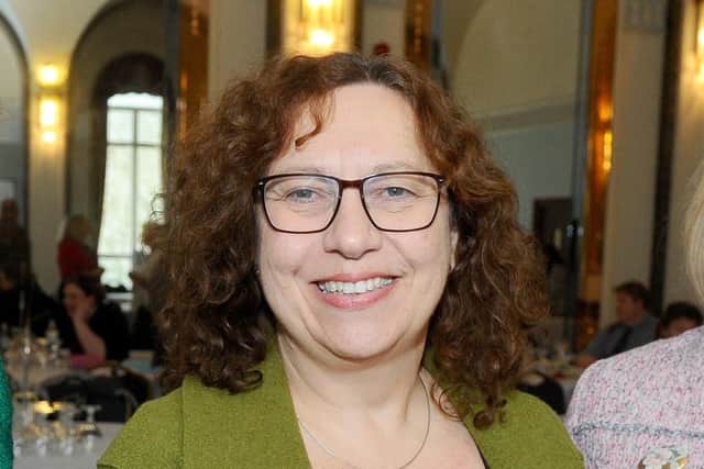 Cllr Suzy Horton, cabinet member for education and Janet Pearce, HMI Ofsted. Picture: Sarah Standing (040319-832)