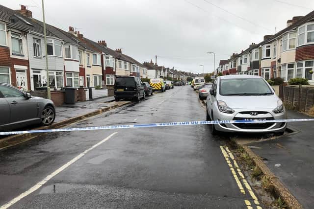 Police are investigating a fire in Grange Crescent in Gosport after firefighters were called at 8.33am on Tuesday, July 30. Picture: Millie Salkeld