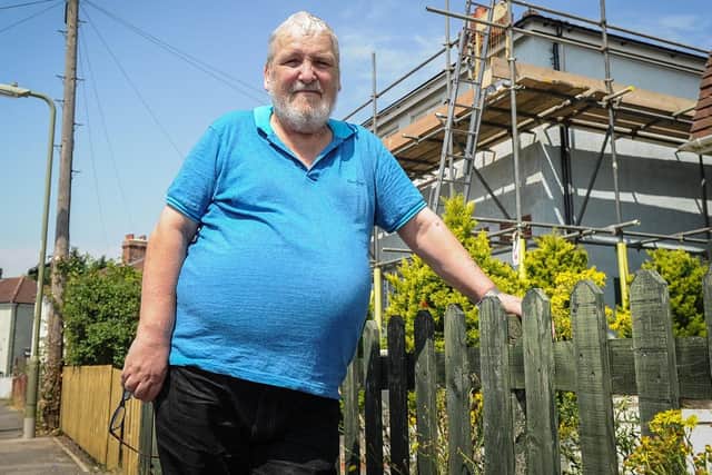 Philip Osgood outside his home in Gosport, where he has watched the migrating swifts outside his neighbour's house for 40 years. Picture: Habibur Rahman